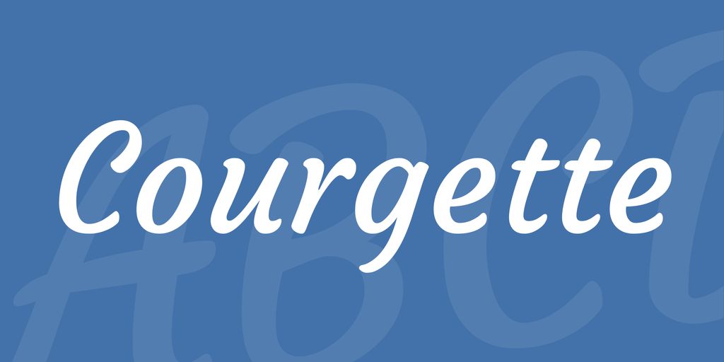 Courgette Font