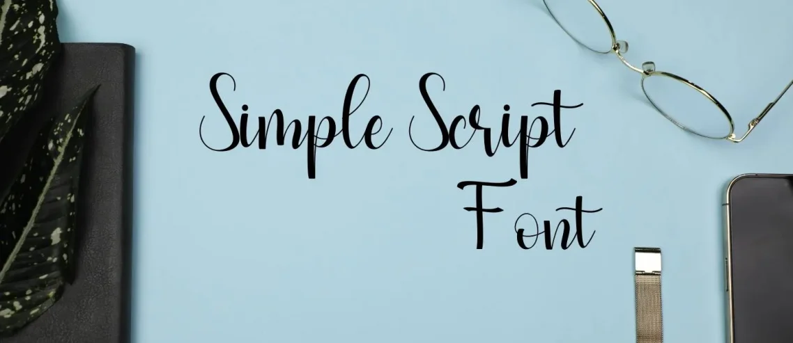 Simple Script Font