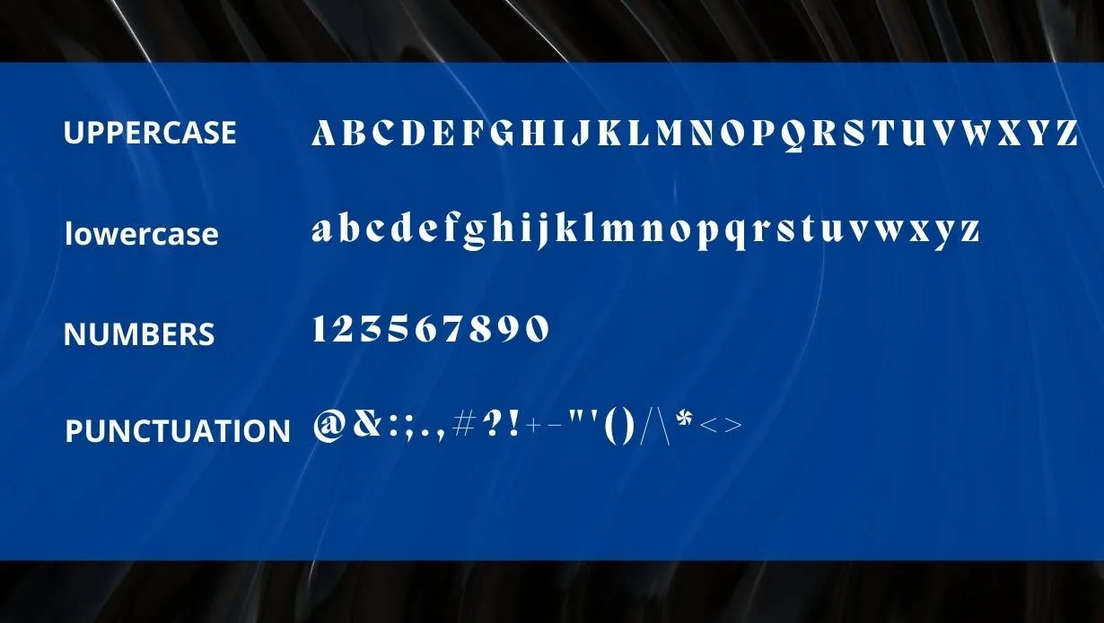 View of Migra Font