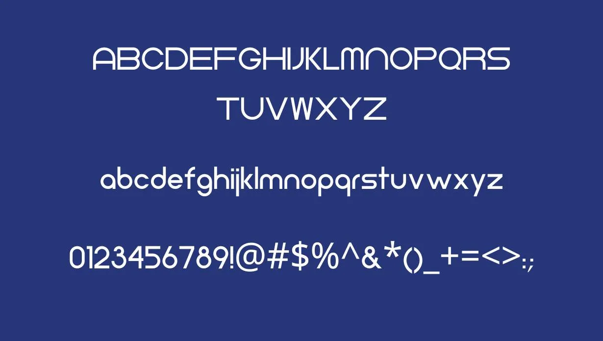 ABC Logo Font view