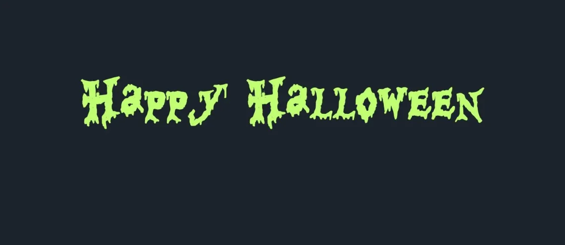 Happy Halloween Font
