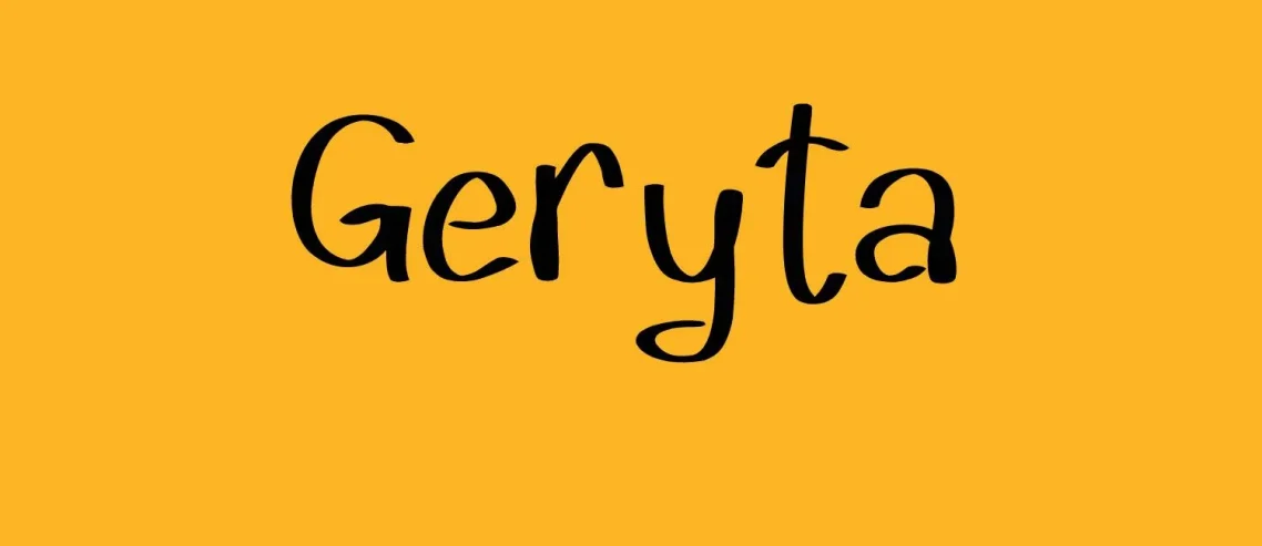 Geryta Font
