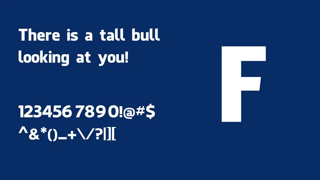 Facebook Letter Faces Font