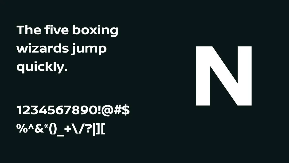 Nissan Brand Font